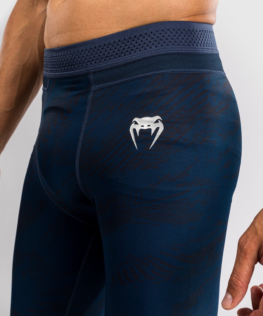 pánské funkční legíny ufc fusion by venum fight week - oceanic blue