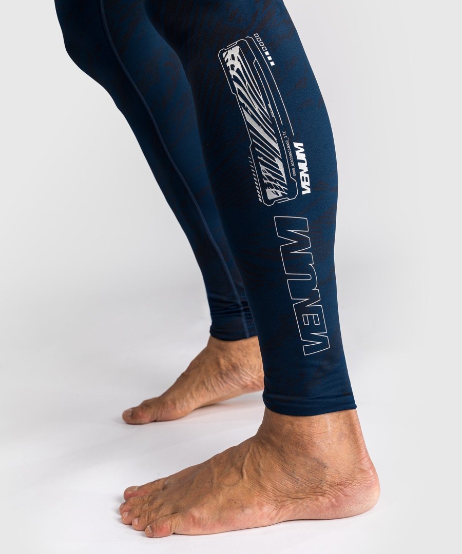 pánské funkční legíny ufc fusion by venum fight week - oceanic blue