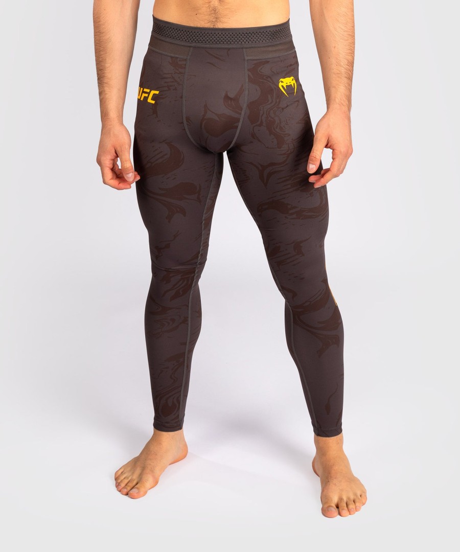 pánské funkční legíny ufc fusion by venum fight week - earthen brown