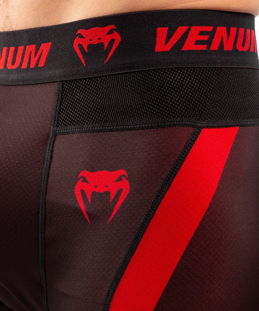 Šortky venum nogi 3.0 vale tudo – černočervené