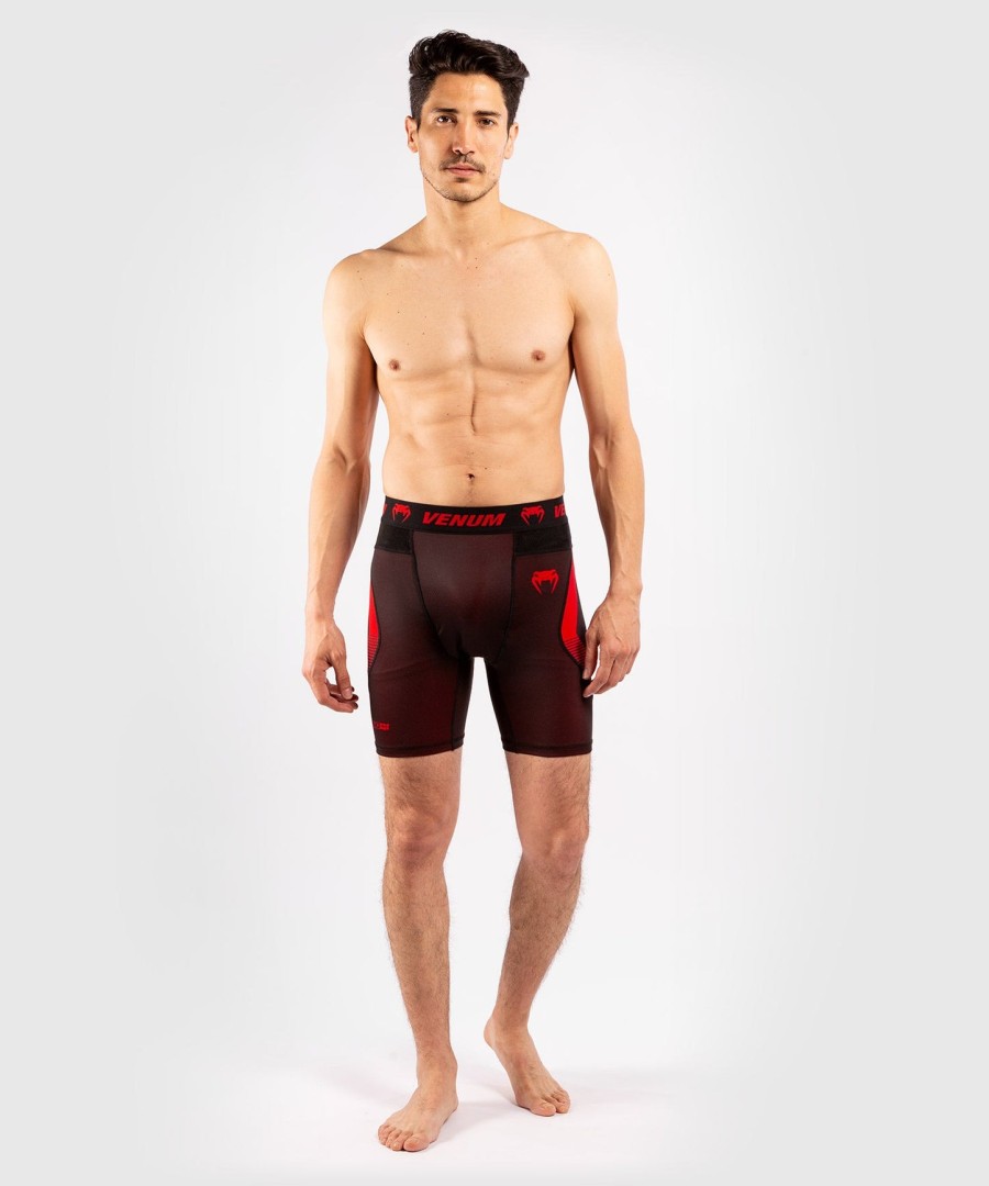 Šortky venum nogi 3.0 vale tudo – černočervené