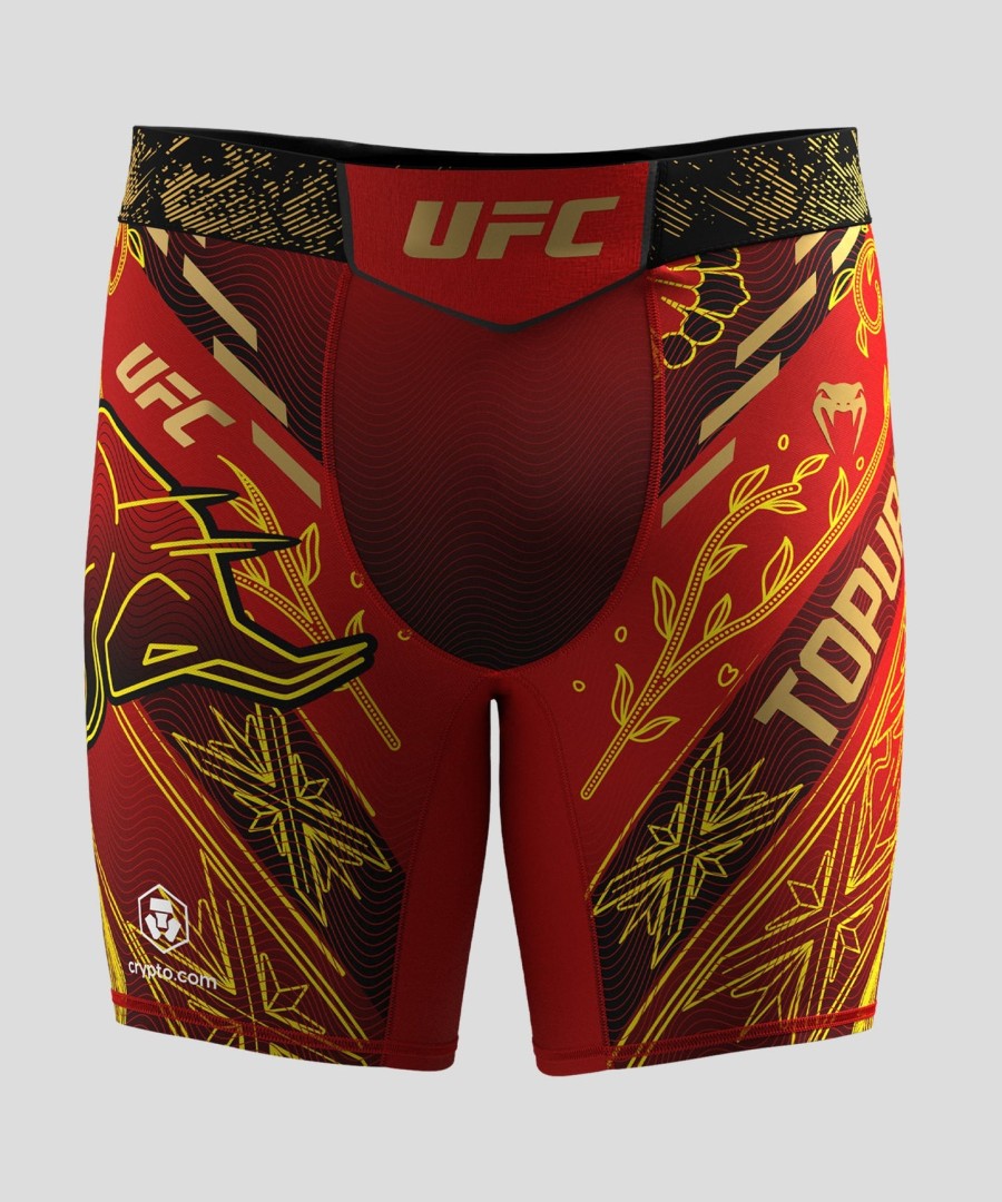 muži ufc unrivaled by venum red ilia topuria vale tudo short