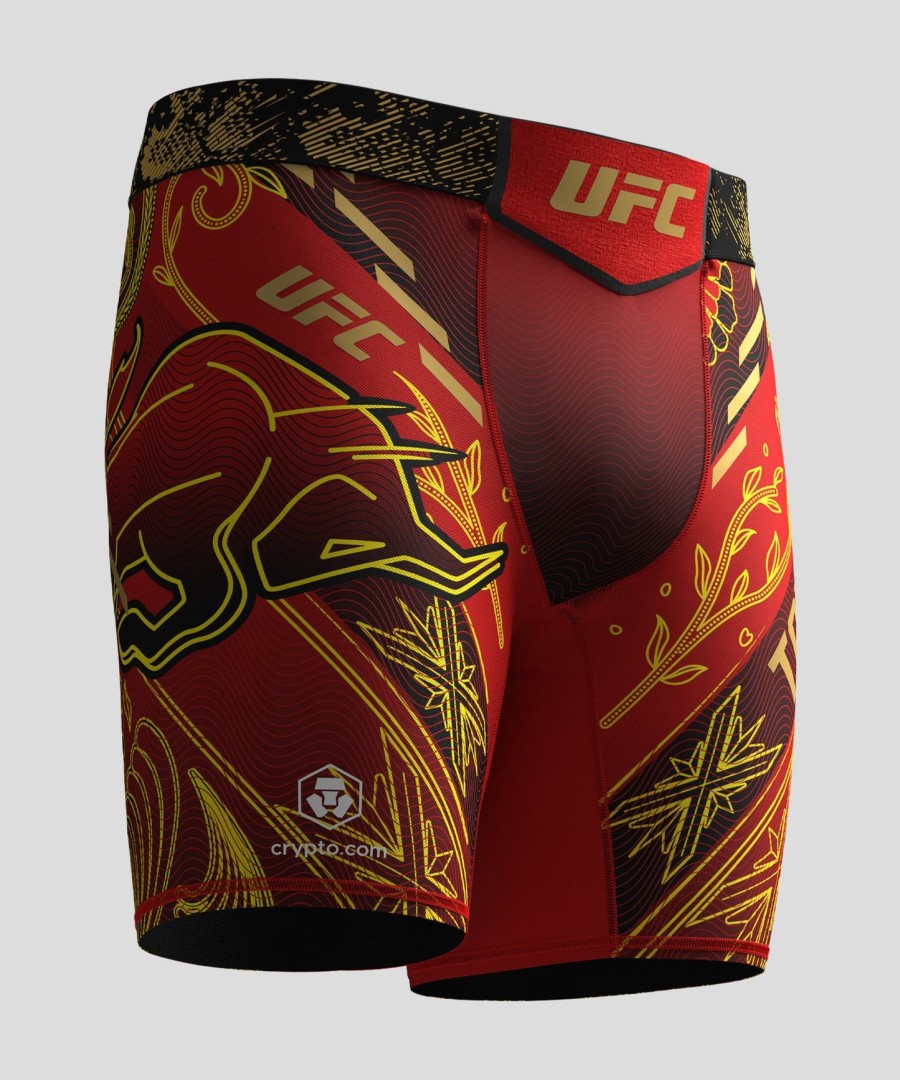 muži ufc unrivaled by venum red ilia topuria vale tudo short
