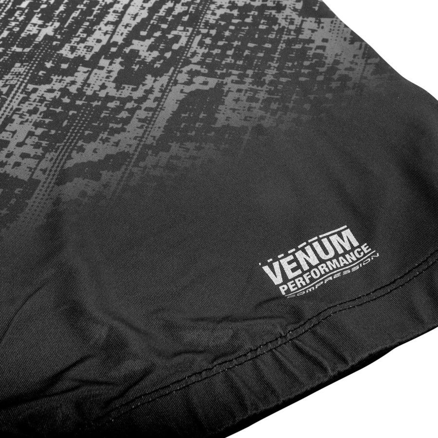 kompresní tričko venum tropical - černo-šedé