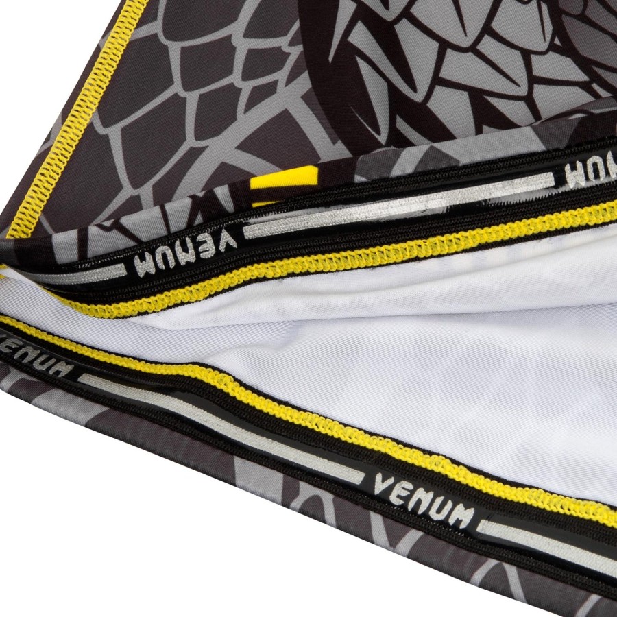 venum snaker rashguard - krátký rukáv - černo-žlutý