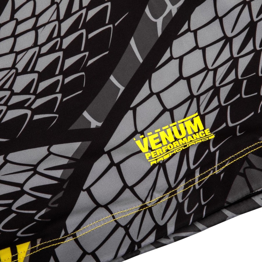 venum snaker rashguard - krátký rukáv - černo-žlutý