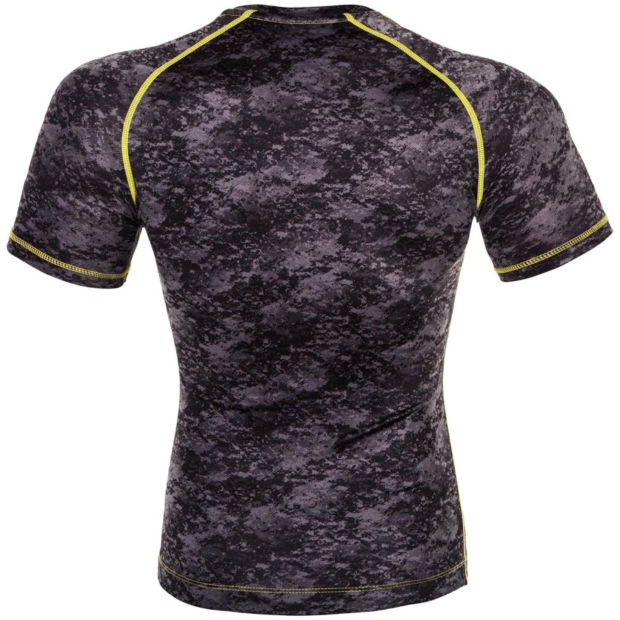 venum tramo rashguard - krátký rukáv - černýžlutý