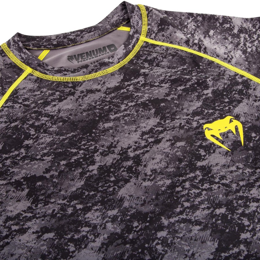 venum tramo rashguard - krátký rukáv - černýžlutý