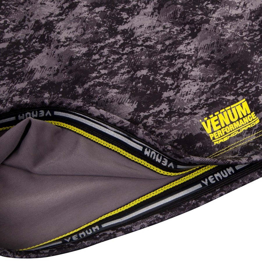 venum tramo rashguard - krátký rukáv - černýžlutý
