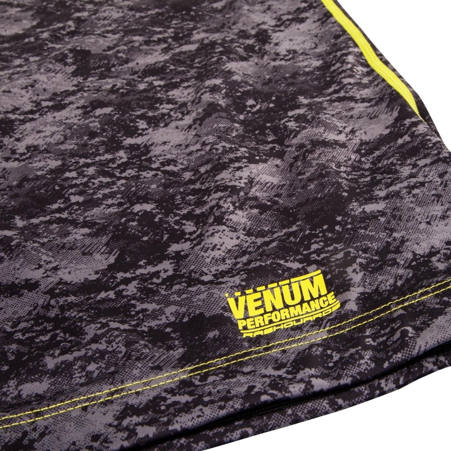 venum tramo rashguard - krátký rukáv - černýžlutý
