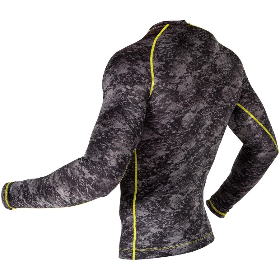 venum tramo rashguard - s dlouhým rukávem - černo-žlutý