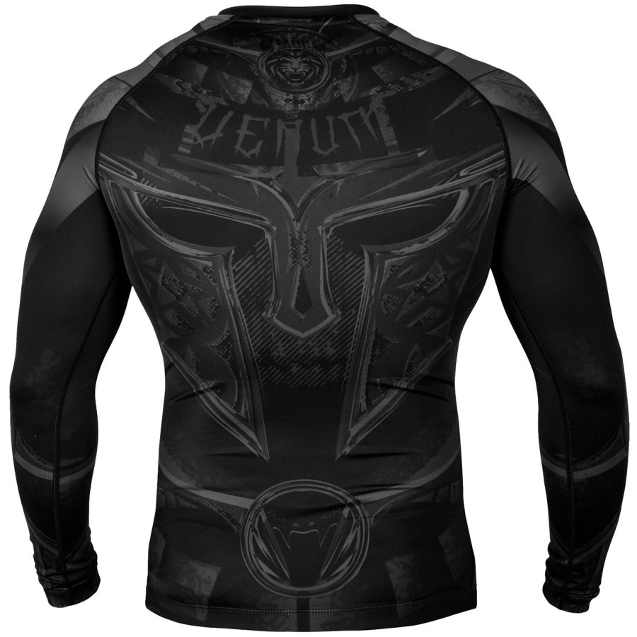 rashguard venum gladiator 3.0 s dlouhým rukávem - černýčerný