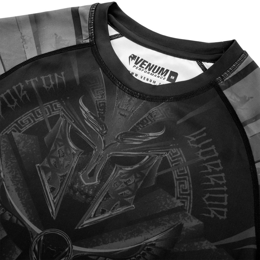 rashguard venum gladiator 3.0 s dlouhým rukávem - černýčerný