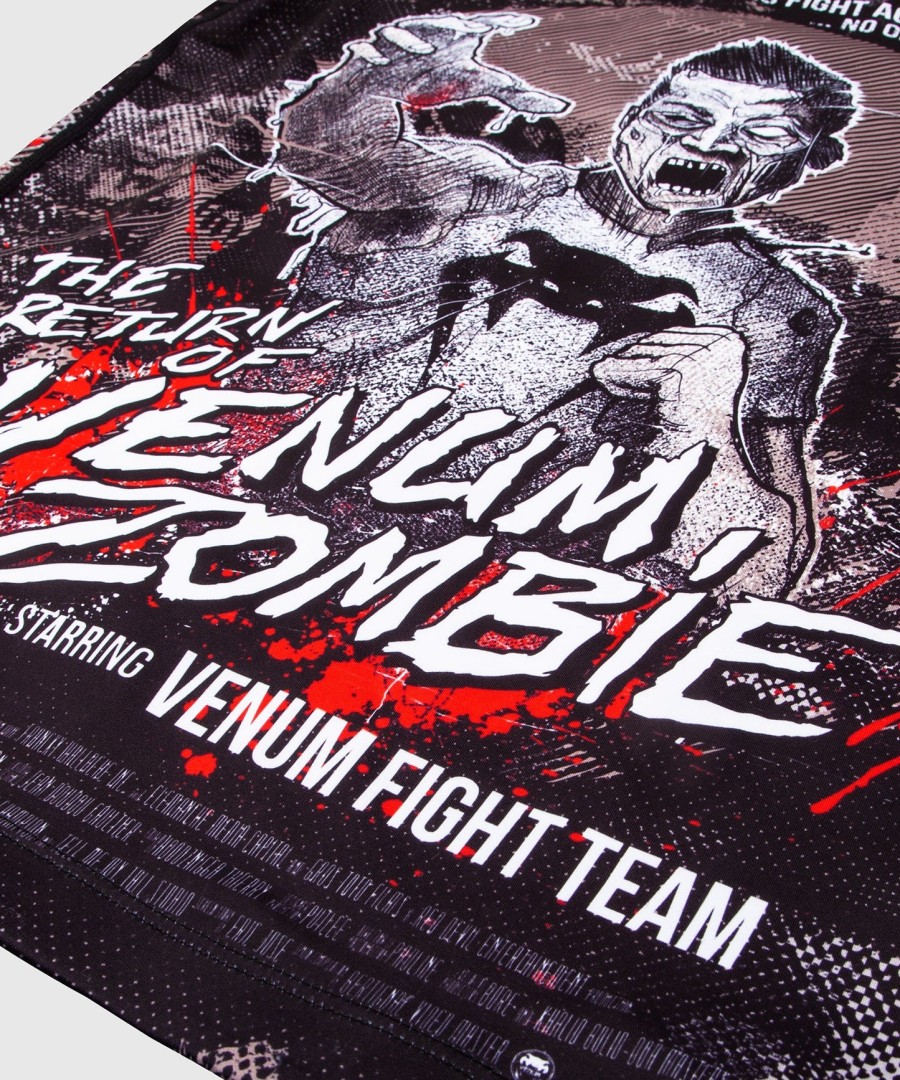 rashguard venum zombie return - s dlouhým rukávem - černý