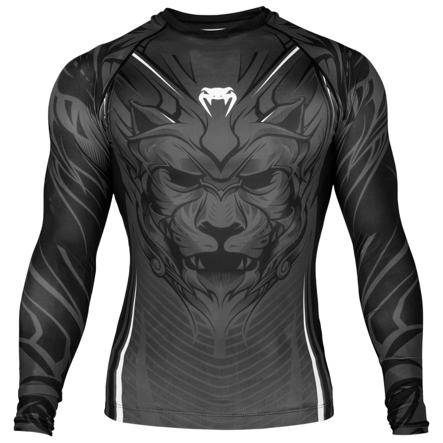 venum bloody roar rashguard - dlouhý rukáv - Šedý - exkluzivní