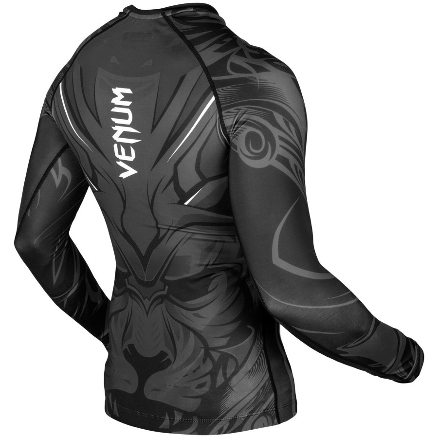 venum bloody roar rashguard - dlouhý rukáv - Šedý - exkluzivní