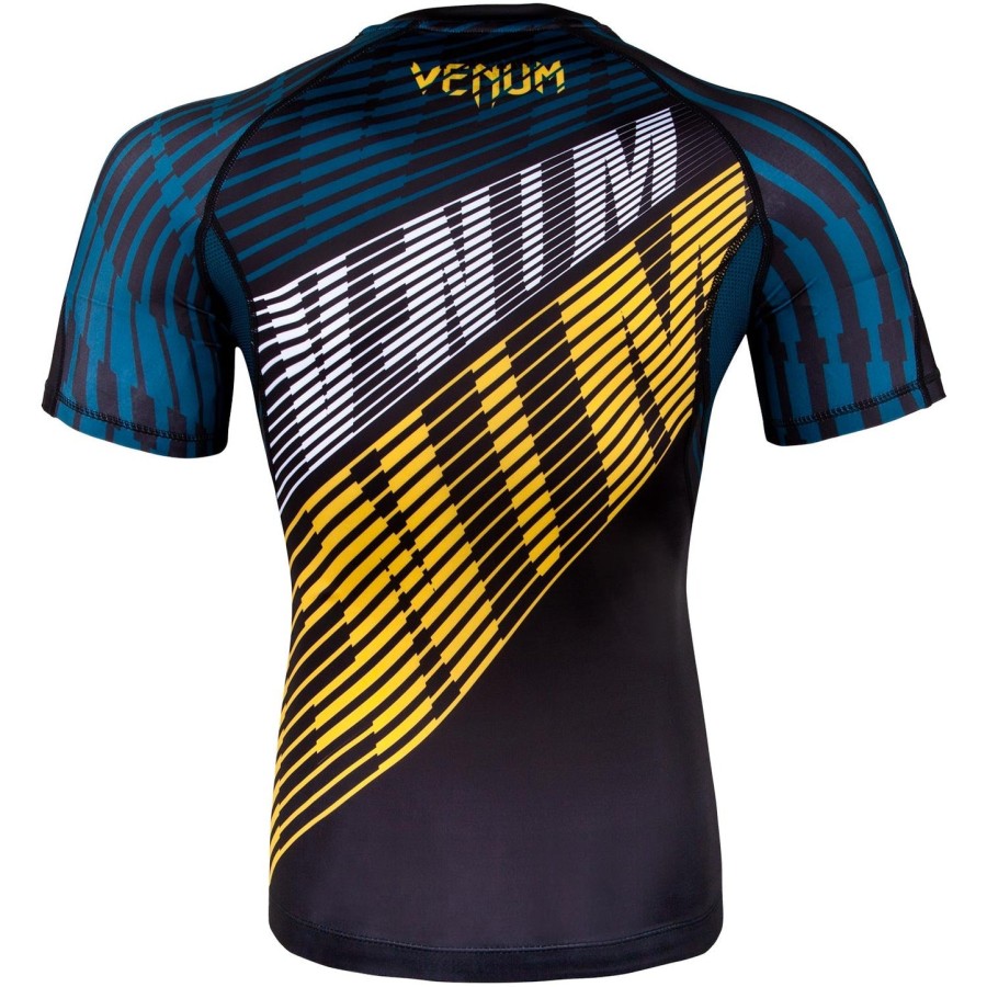 venum plasma rashguard - krátký rukáv - černo-žlutý