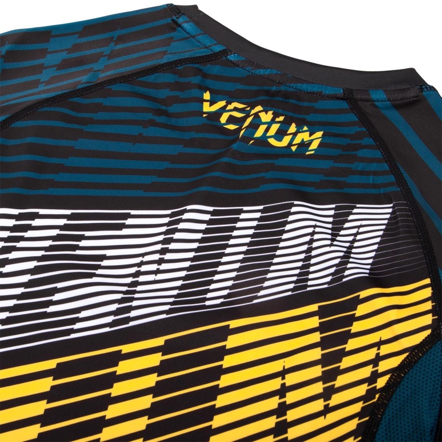 venum plasma rashguard - krátký rukáv - černo-žlutý