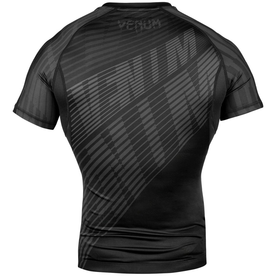 venum plasma rashguard - krátký rukáv - černýčerný