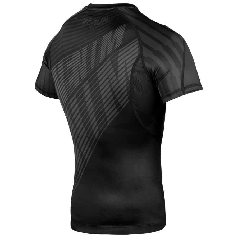 venum plasma rashguard - krátký rukáv - černýčerný
