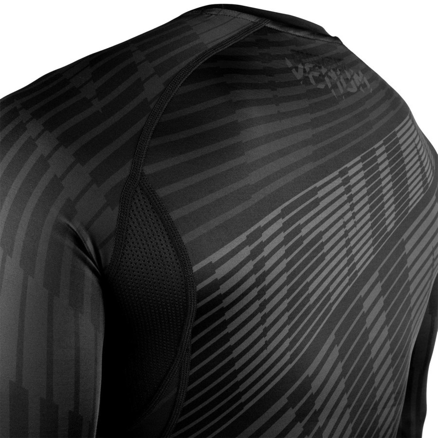 venum plasma rashguard - krátký rukáv - černýčerný