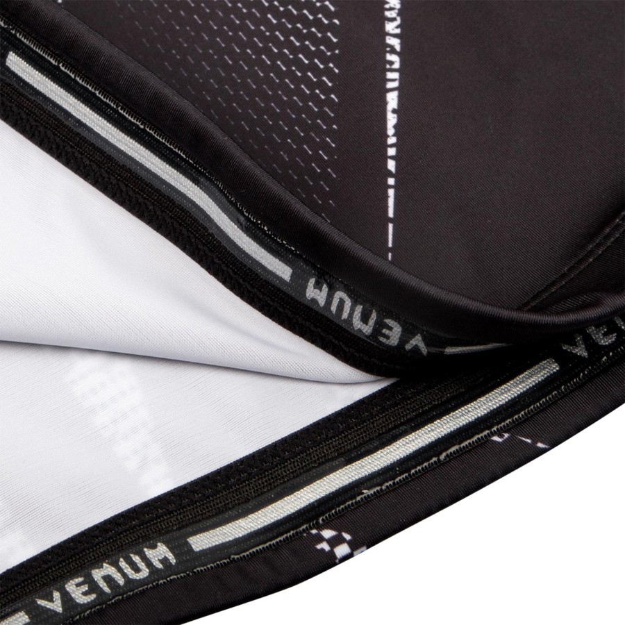 venum minotaurus rashguard - dlouhý rukáv - Černobílý