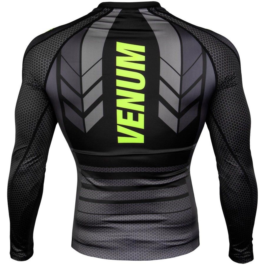 rashguard s dlouhým rukávem venum technical 2.0 - černo-žlutý