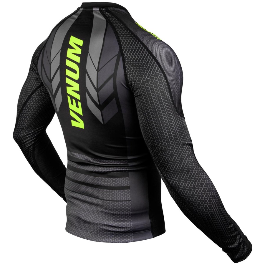 rashguard s dlouhým rukávem venum technical 2.0 - černo-žlutý