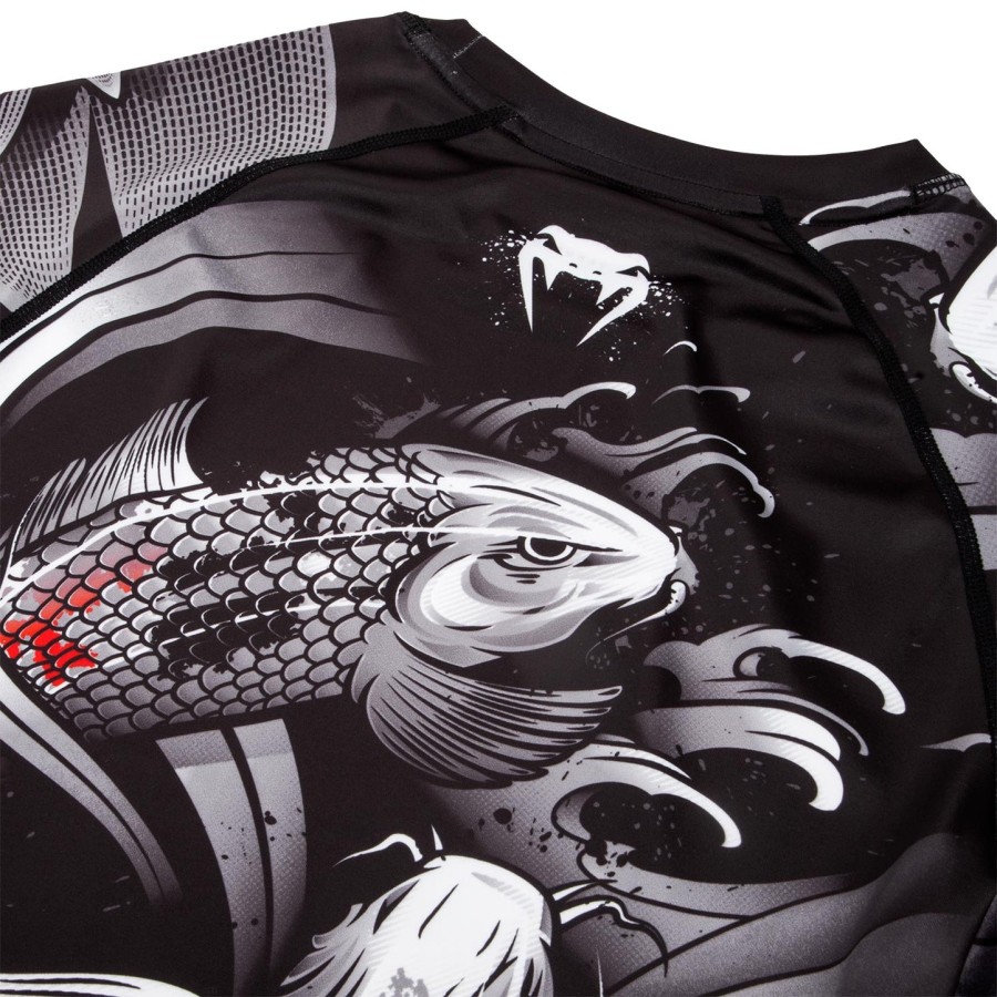 rashguard venum koi 2.0 s dlouhým rukávem - černo-bílý