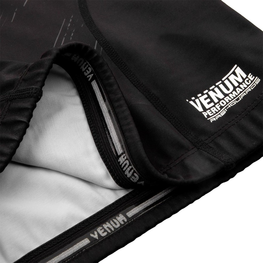 rashguard venum training camp 2.0 - krátký rukáv - černýneo žlutý