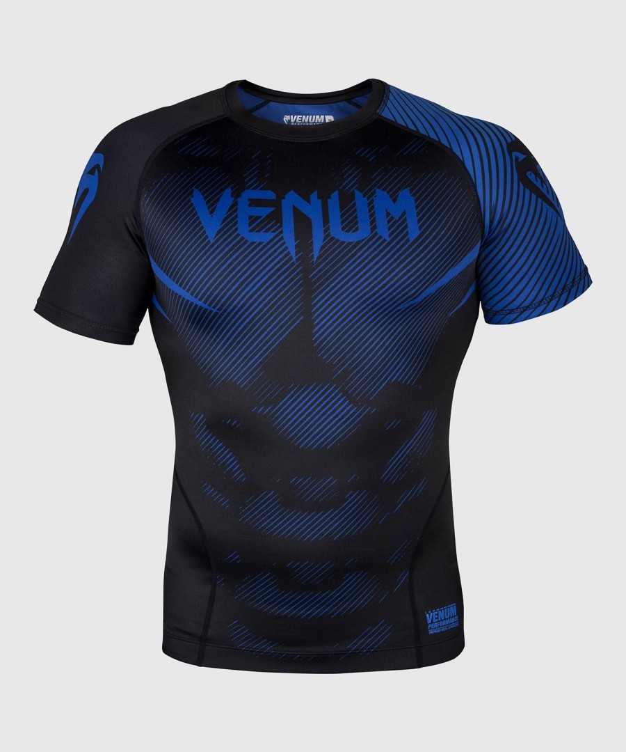 rashguard venum nogi 2.0 - krátký rukáv - černomodrý