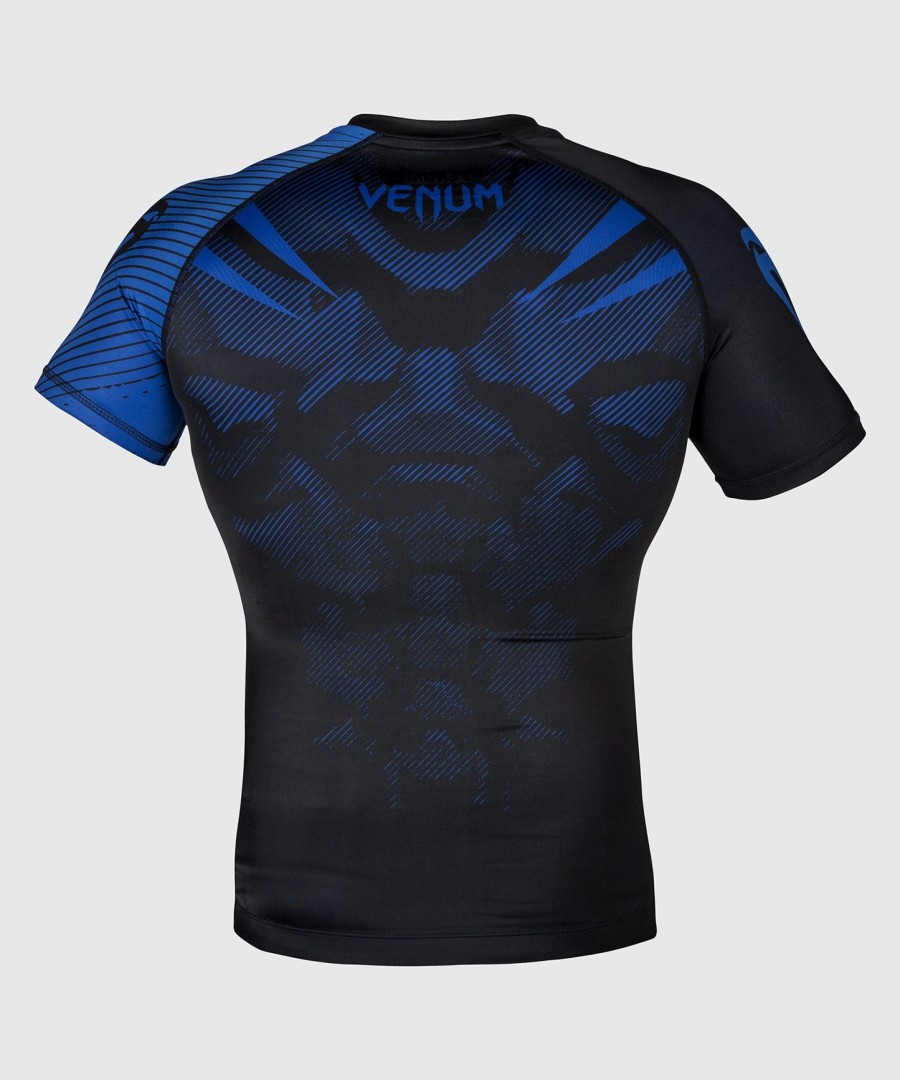 rashguard venum nogi 2.0 - krátký rukáv - černomodrý