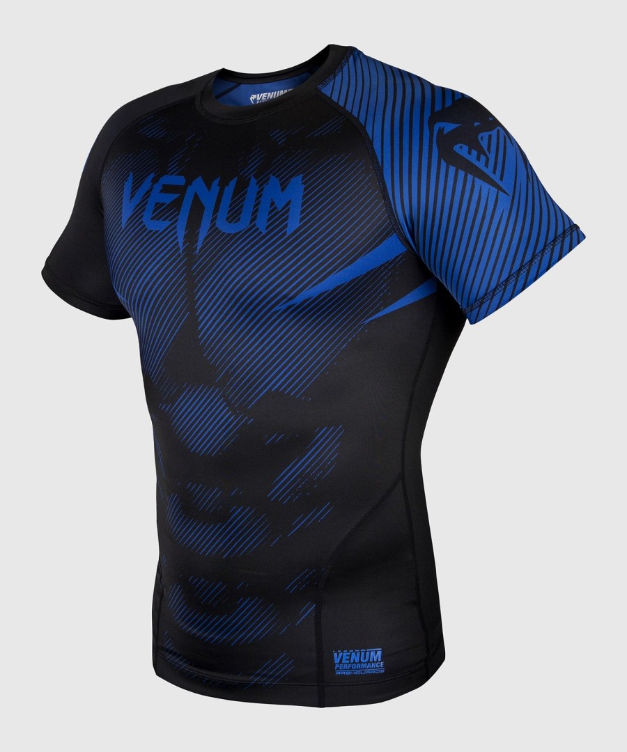 rashguard venum nogi 2.0 - krátký rukáv - černomodrý