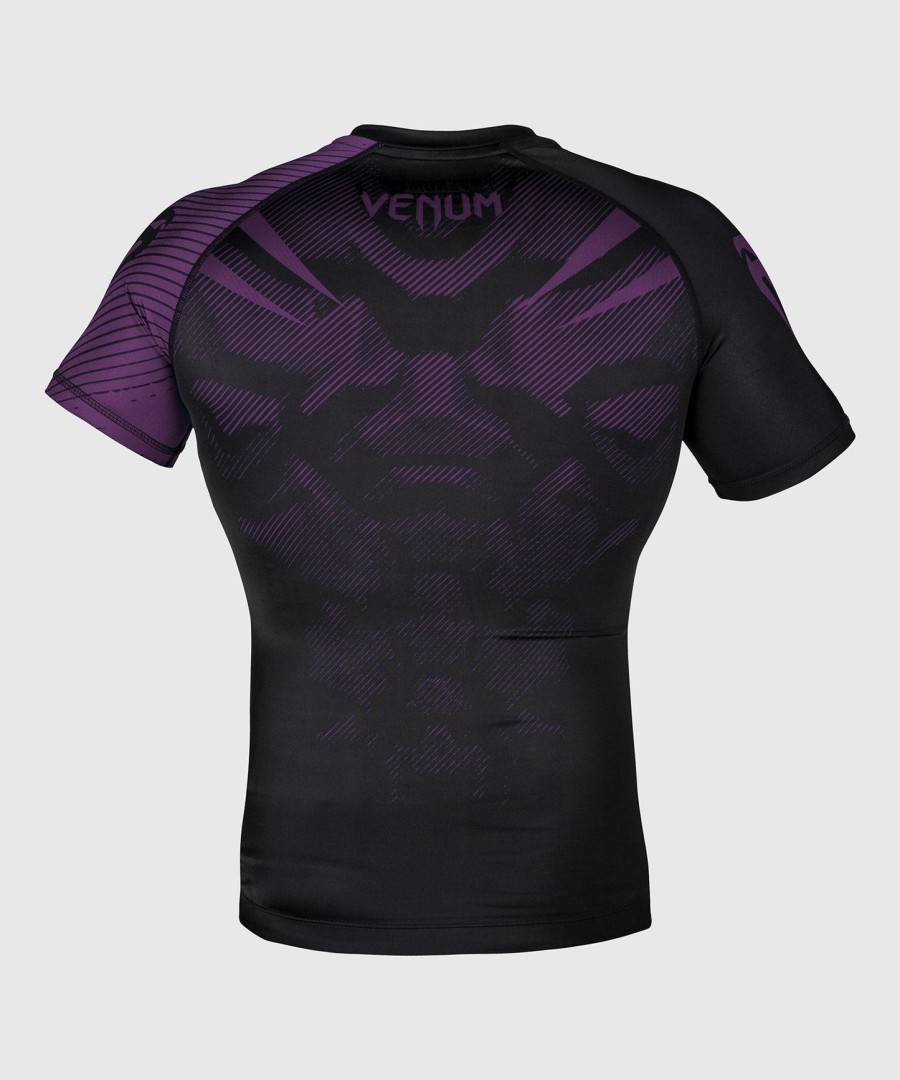rashguard venum nogi 2.0 - krátký rukáv - černýfialový