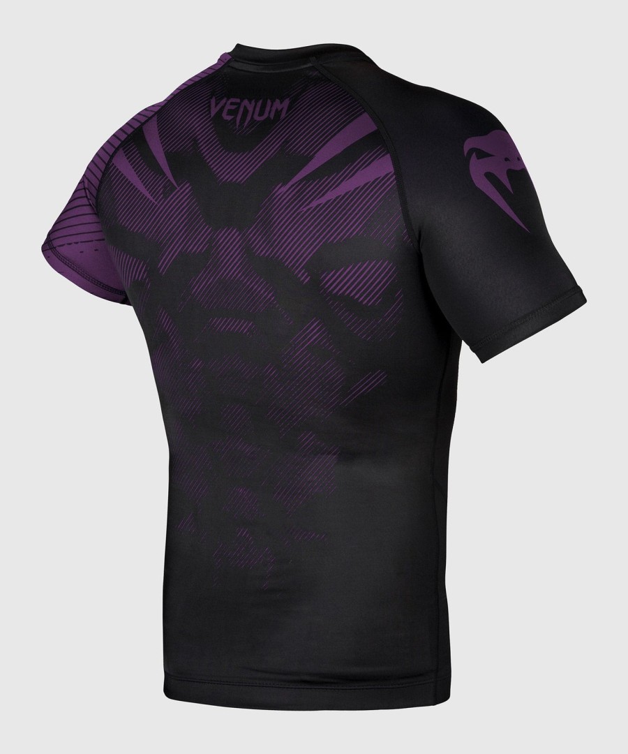 rashguard venum nogi 2.0 - krátký rukáv - černýfialový