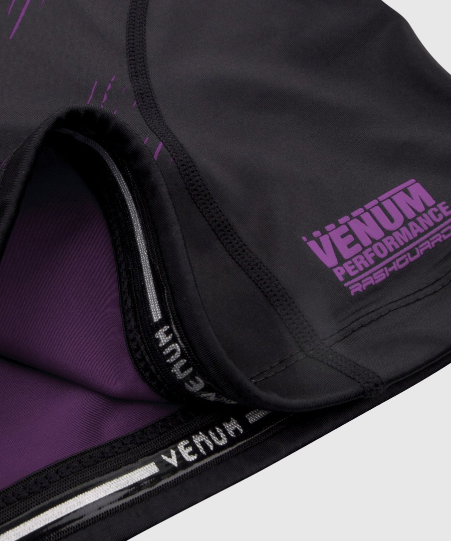 rashguard venum nogi 2.0 - krátký rukáv - černýfialový
