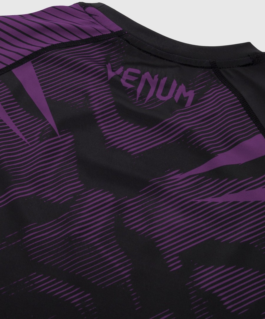 rashguard venum nogi 2.0 - krátký rukáv - černýfialový