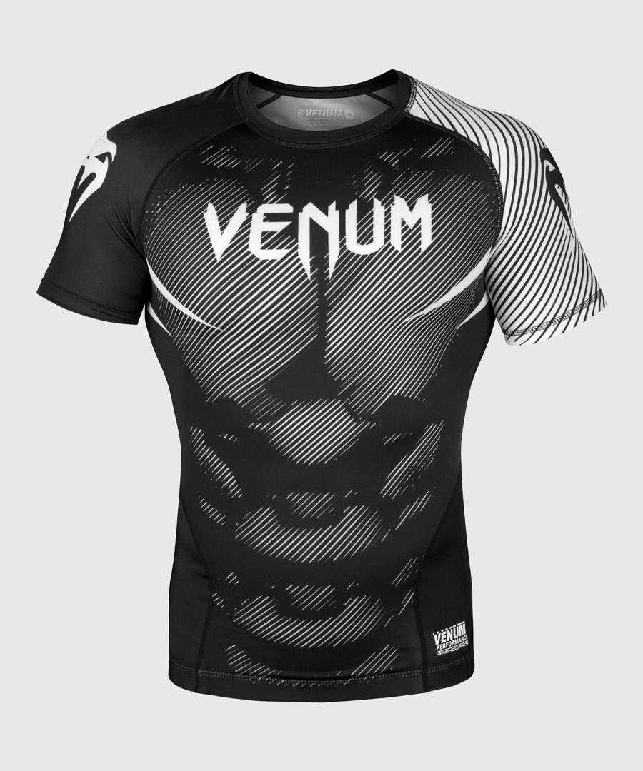 rashguard venum nogi 2.0 - krátký rukáv - černo-bílý