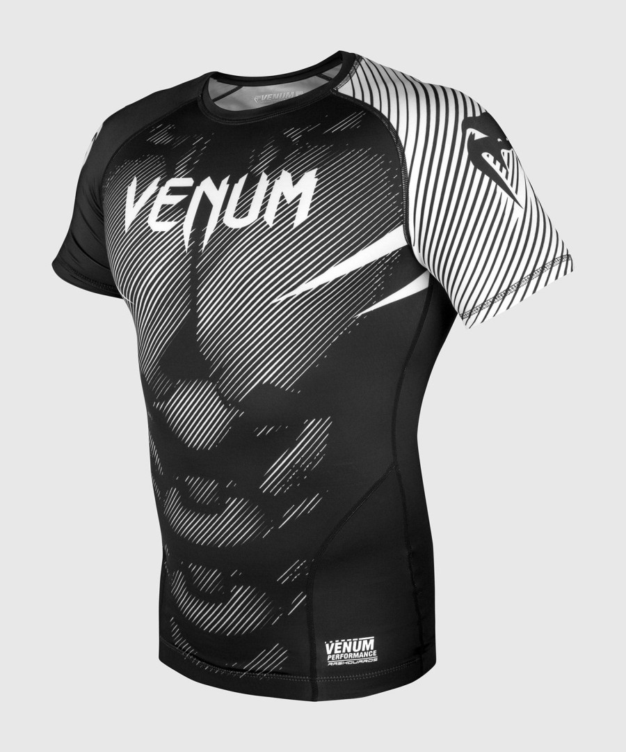 rashguard venum nogi 2.0 - krátký rukáv - černo-bílý