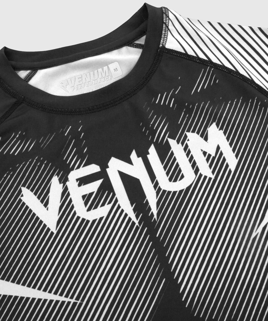 rashguard venum nogi 2.0 - krátký rukáv - černo-bílý