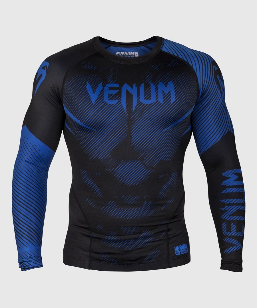 rashguard venum nogi 2.0 s dlouhým rukávem - černomodrý