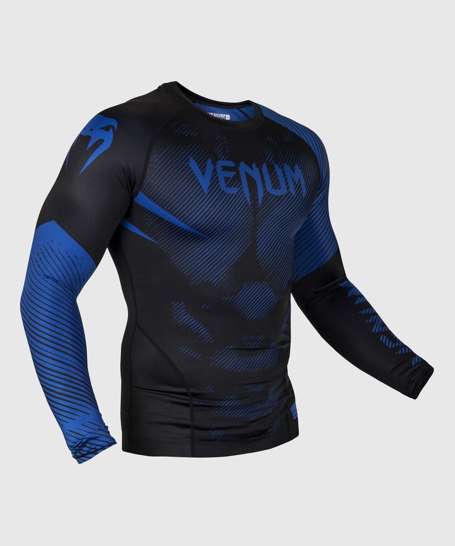 rashguard venum nogi 2.0 s dlouhým rukávem - černomodrý
