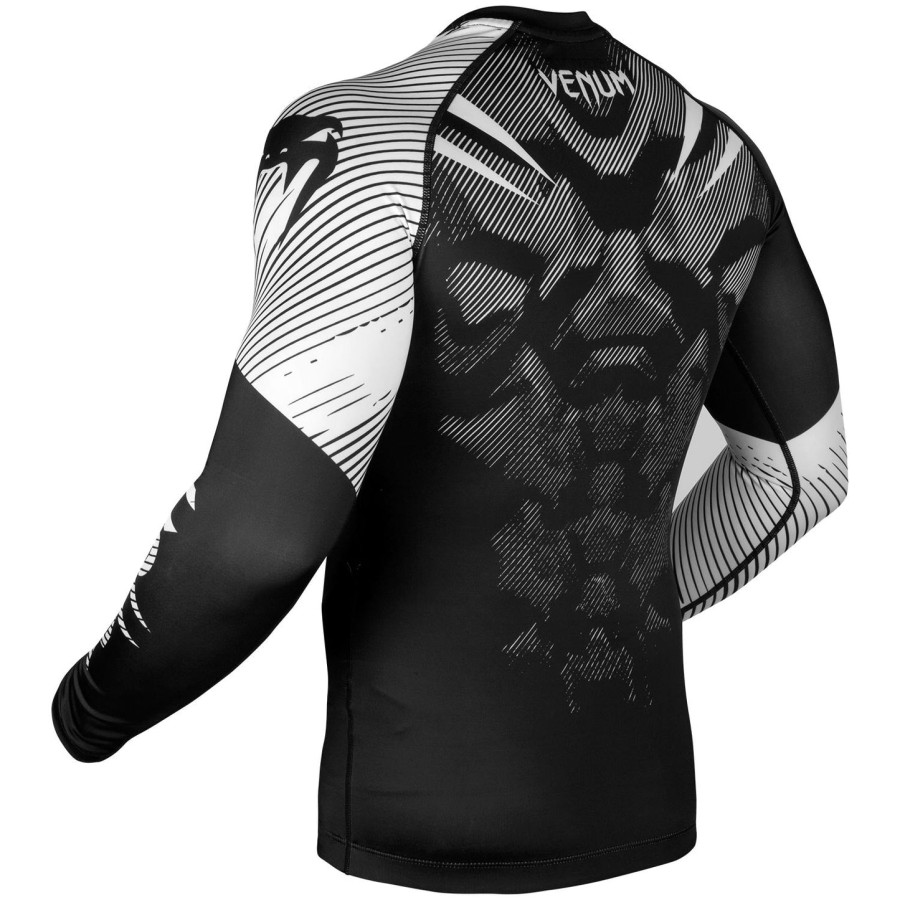 rashguard venum nogi 2.0 s dlouhým rukávem - černo-bílý
