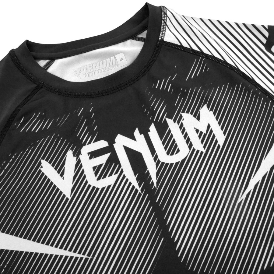 rashguard venum nogi 2.0 s dlouhým rukávem - černo-bílý