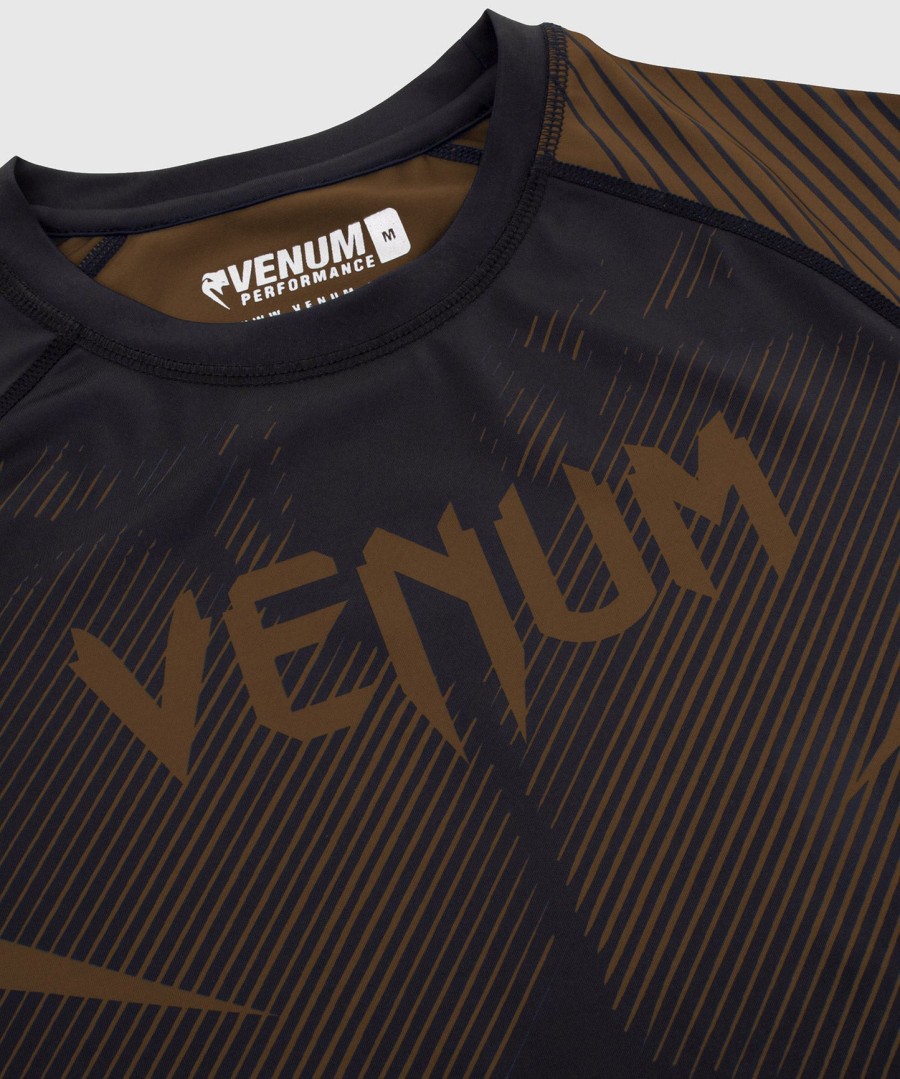 rashguard venum nogi 2.0 s dlouhým rukávem - černo-hnědý