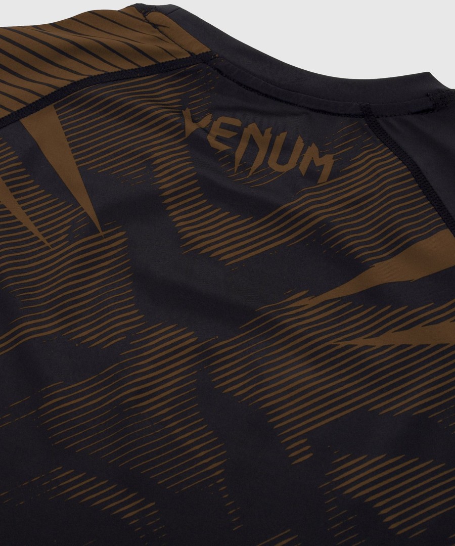 rashguard venum nogi 2.0 s dlouhým rukávem - černo-hnědý