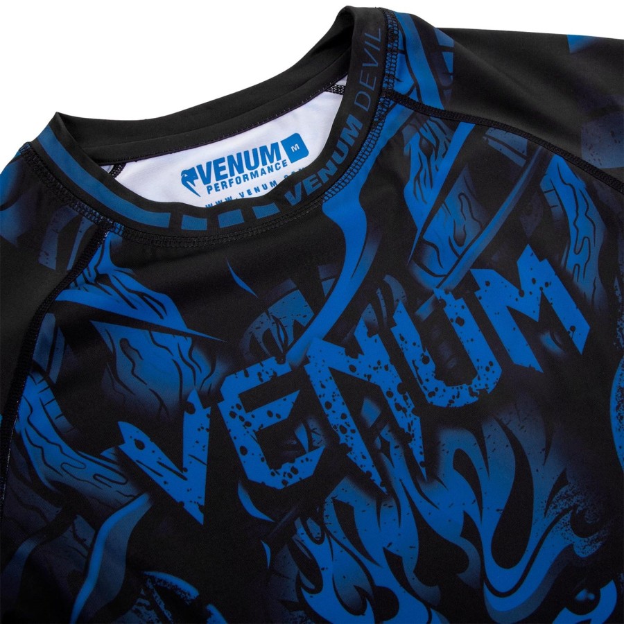 venum devil rashguard - dlouhý rukáv - tmavě modráČerná