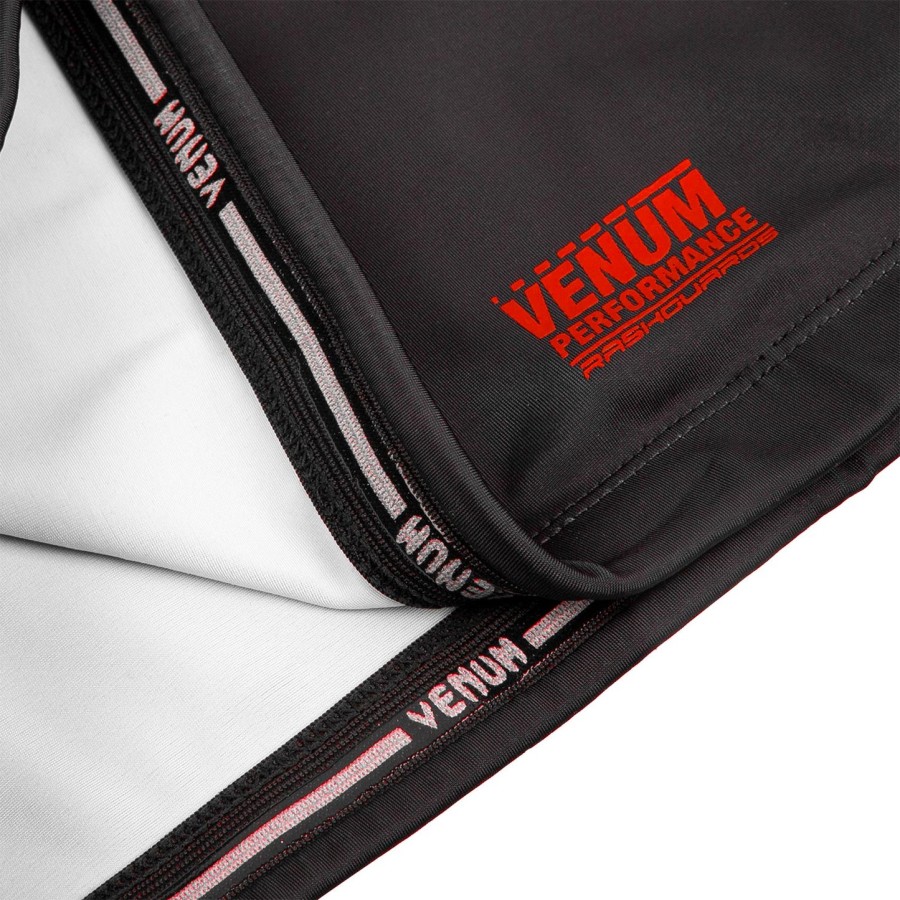 venum signature rashguard - dlouhý rukáv - ČernoČervený
