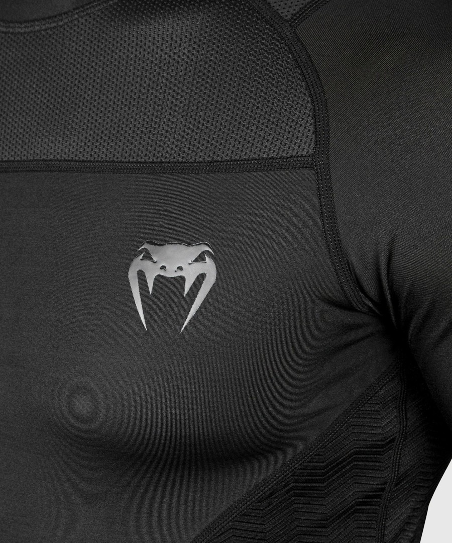 rashguard venum g-fit - s dlouhým rukávem - černý