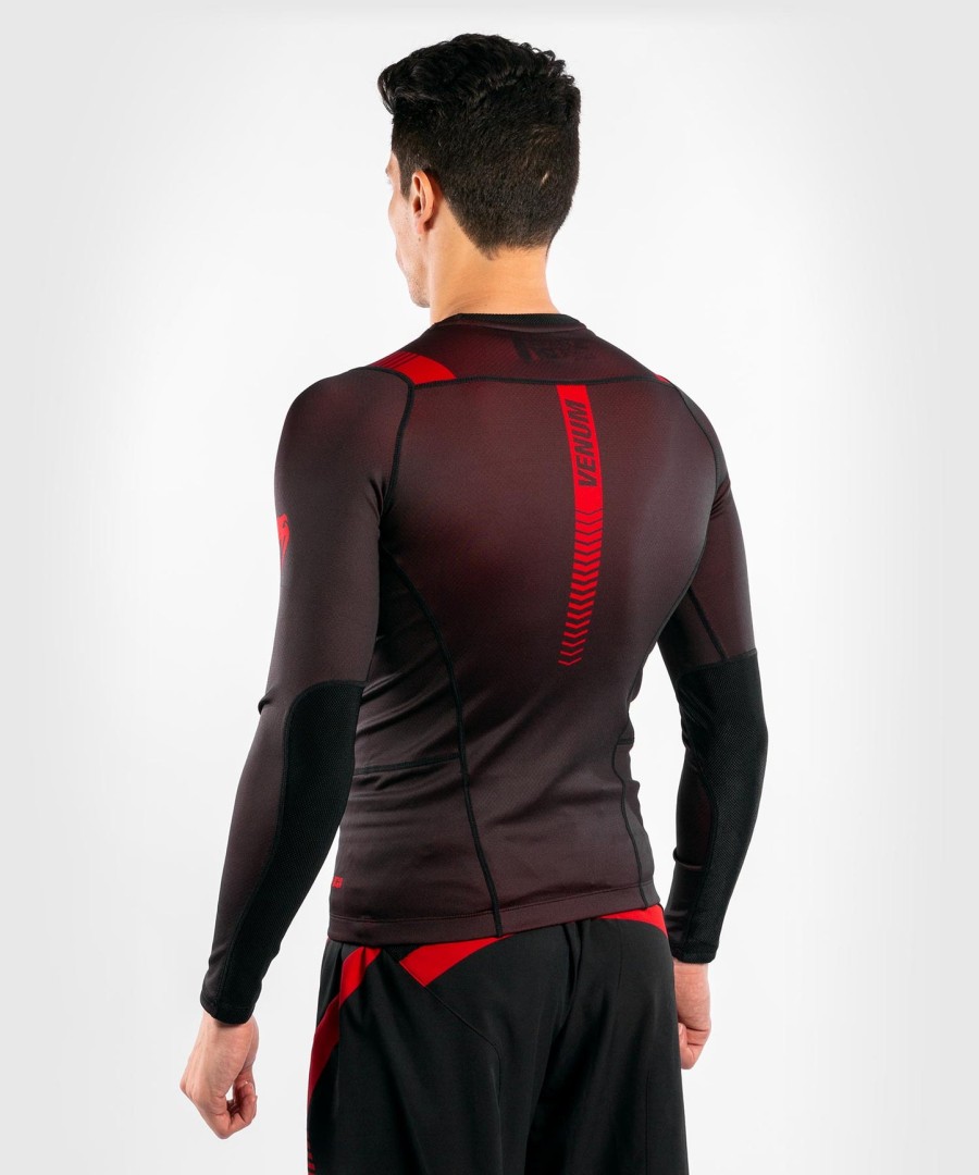 rashguard venum nogi 3.0 s dlouhým rukávem - černýčervený